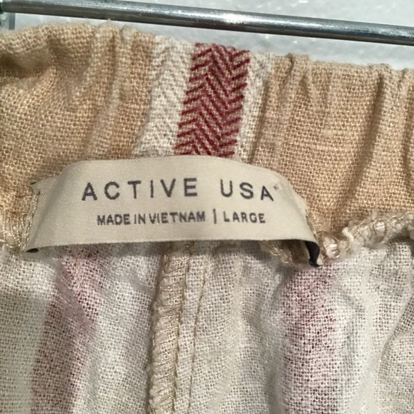 Active USA Linen Blend Shorts - Picture 6 of 8